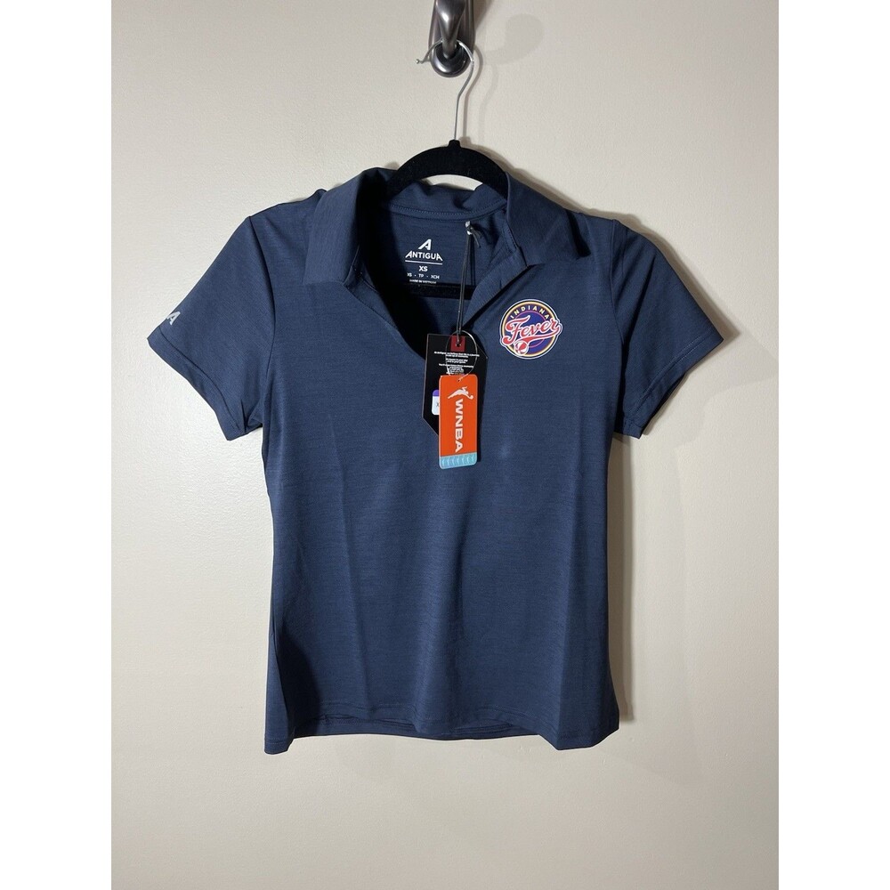 Antigua Womens Strive Polo Indiana Fever WNBA Blue Size XS NEW